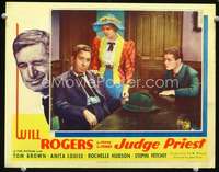 v535 JUDGE PRIEST movie lobby card '34 Will Rogers, John Ford