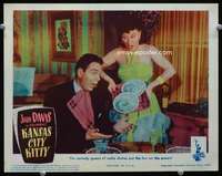 v541 KANSAS CITY KITTY movie lobby card '44 Joan Davis comedy queen!