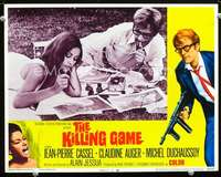 v549 KILLING GAME movie lobby card #5 '68 Jean-Pierre Cassel, Auger