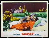 v553 KISMET movie lobby card #7 '56 Howard Keel & Dolores Gray c/u!