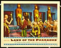 v576 LAND OF THE PHARAOHS movie lobby card #3 '55 Joan Collins, Egypt