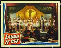 v580 LAUGH IT OFF movie lobby card '40 cool sexy Indian chorus line!
