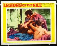 v589 LEGIONS OF THE NILE movie lobby card #6 '60 Linda Cristal