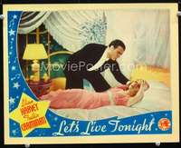 v592 LET'S LIVE TONIGHT movie lobby card '35 Lilian Harvey w/headache!