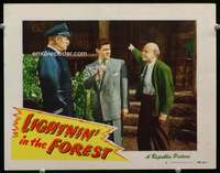 v599 LIGHTNIN' IN THE FOREST movie lobby card #8 '48 Don Red Barry