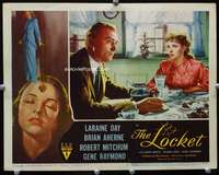 v607 LOCKET movie lobby card #7 '46 Laraine Day & Brian Aherne c/u!