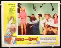 v615 LOST, LONELY & VICIOUS movie lobby card #7 '58 teen harassed!