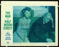 v643 MAN IN HALF MOON STREET movie lobby card #2 '44 Helen Walker c/u