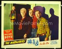v650 MARAUDERS movie lobby card #3 '47 Boyd as Hopalong Cassidy!