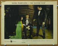 v654 MASTER MIND movie lobby card '20 Lionel Barrymore, Gypsy O'Brien