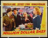 v659 MILLION DOLLAR BABY movie lobby card '41 pretty Priscilla Lane!
