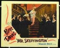 v671 MR. SKEFFINGTON movie lobby card '44 Bette Davis is toasted!