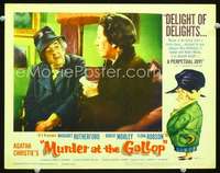 v672 MURDER AT THE GALLOP movie lobby card #1 '63 Margaret Rutherford