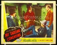 v677 MY DARLING CLEMENTINE movie lobby card #6 R53 Mature, Henry Fonda