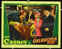 v691 OKLAHOMA KID movie lobby card '39 James Cagney, Rosemary Lane