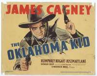 v121 OKLAHOMA KID movie title lobby card '39 best art of James Cagney!