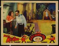 v694 OLD SPANISH CUSTOM movie lobby card '35 Buster Keaton & sexy girl