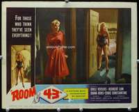 v711 PASSPORT TO SHAME movie lobby card #5 '59 Diana Dors, Room 43!