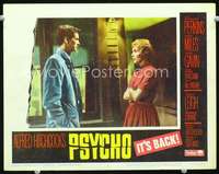 v732 PSYCHO movie lobby card #6 R65 Janet Leigh, Anthony Perkins