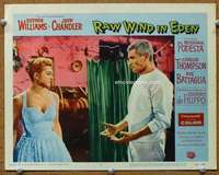v741 RAW WIND IN EDEN movie lobby card #5 '58Esther Williams,Chandler