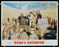 v772 RYAN'S DAUGHTER movie lobby card #7 '70 Irish partisans on truck!