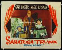 v777 SARATOGA TRUNK movie lobby card '45 Ingrid Bergman on train!