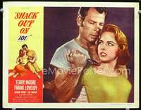 v782 SHACK OUT ON 101 movie lobby card '56 Terry Moore, Lee Marvin