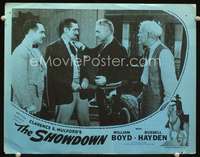 v790 SHOWDOWN movie lobby card R47 William Boyd as Hopalong Cassidy!