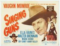 v795 SINGING GUNS movie title lobby card R56 Vaughn Monroe, Ella Raines
