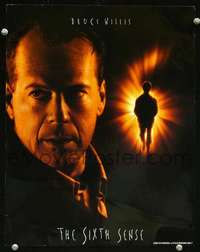 v801 SIXTH SENSE movie lobby card '99 Bruce Willis, Haley Joel Osment