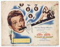 v147 SONG IS BORN movie title lobby card '48 Danny Kaye, Virginia Mayo