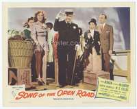 v005 SONG OF THE OPEN ROAD movie lobby card '44Fields, Bergen&McCarthy