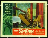 v817 SPIDER movie lobby card #1 '58 great special effects image!
