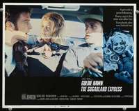 v837 SUGARLAND EXPRESS movie lobby card #1 '74 Spielberg, Goldie Hawn
