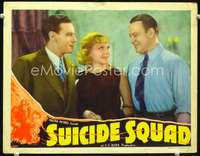 v838 SUICIDE SQUAD movie lobby card '36 Norman Foster, Joyce Compton