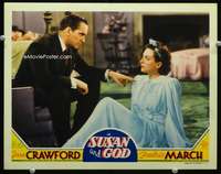 v845 SUSAN & GOD movie lobby card '40 Joan Crawford, Fredric March