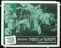v850 TALES OF TERROR movie lobby card #6 '62 wacky monster close up!