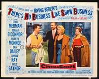 v862 THERE'S NO BUSINESS LIKE SHOW BUSINESS movie lobby card #3 '54