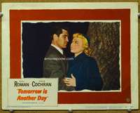 v881 TOMORROW IS ANOTHER DAY movie lobby card #6 '51 Cochran, Roman