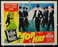 v883 TOP HAT movie lobby card #2 R53 best Fred Astaire in tux image!