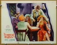 v888 TROPICAL NIGHTS movie lobby card '28 Jack London, P.R. Miller