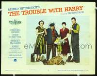 v890 TROUBLE WITH HARRY movie lobby card #8 '55Hitchcock cast portrait
