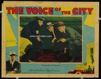 v898 VOICE OF THE CITY movie lobby card '29 early sound crime movie!