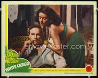 v912 WHITE CARGO movie lobby card '42 sexy Hedy Lamarr as Tondelayo!