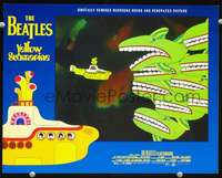 v922 YELLOW SUBMARINE movie lobby card R99 Beatles classic cartoon!!