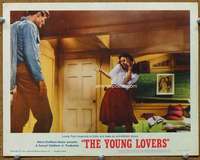 v925 YOUNG LOVERS movie lobby card #7 '64 Peter Fonda, Sharon Hugueny