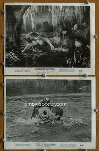 w418 ATTACK OF THE GIANT LEECHES 2 8x10 movie stills '59 Roger Corman