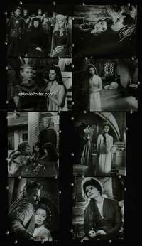 w116 EL CID 8 7x9 movie stills '61 Charlton Heston, Sophia Loren