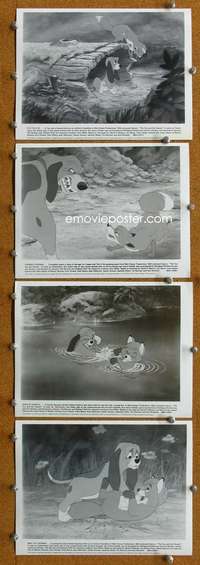 w117 FOX & THE HOUND 8 8x10 movie stills '81 Walt Disney animals!