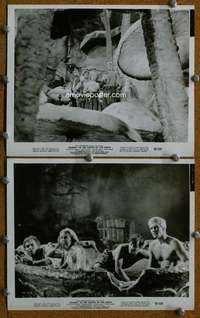 w434 JOURNEY TO THE CENTER OF THE EARTH 2 8x10 movie stills '59 Verne